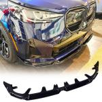 Gloss Black Front Lip Spoiler Compatible with BMW X3 G45 2025+ Sport Utility 4-Door ABS Car Front Bumper Lower Spoiler Lip Splitter Body Kit Trim Protection 4PCS