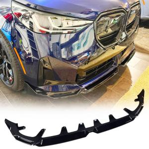 Gloss Black Front Lip Spoiler Compatible with BMW X3 G45 2025+ Sport Utility 4-Door ABS Car Front Bumper Lower Spoiler Lip Splitter Body Kit Trim Protection 4PCS