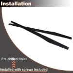 Gloss Black Side Skirts for Mercedes-Benz CLS Class C257 CLS400 CLS550 CLS63 AMG Sedan 4-Door 2018-2019Under Door Rocker Panels Valance Extension Lip Factory Outlet