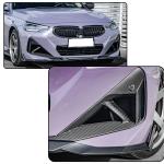 Carbon Fiber Front Bumper Air Vent Cover Compatible with BMW 2-Series G42 220i 230i 2022-2024 Fog Lamp Mesh Grill Car Accessories Factory Outlet