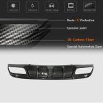 Mercedes Benz W205 Sport C43 C63 C450 AMG Pre-facelift 2015-2020 Rear Bumper Diffuser Lip W/Brake Light Carbon Fiber/FRP