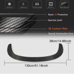 Mercedes Benz GLE Class W166 GLE350 GLE43 2015-2019 Rear Roof Spoiler Carbon Fiber
