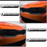 Kia Stinger Front Grille Frame Trim Dry Carbon Fiber/FRP 2018–2022