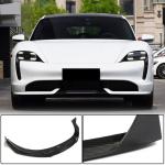 Porsche Taycan 9J1 Turbo S 2019UP Front Bumper Lip Dry Carbon Fiber