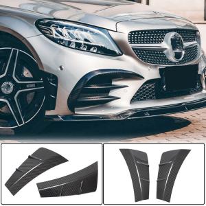 Mercedes Benz W205 C205 A205 Sport C43 AMG Facelift 2019-2021 Side Fender Covers Carbon Fiber