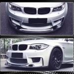 BMW 1 Series E82 1M 2011-2018 Front Bumper Lip Carbon Fiber