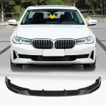 BMW 5 Series G30 LCI 530i Base Sedan 4-Door 2021-2023 Front Bumper Lip Full Carbon Fiber