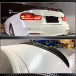 BMW 4 Series F33 F83 Convertible 2014-2019 Rear Trunk Spoiler Carbon Fiber