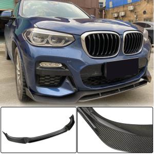 BMW X3 G01 M40i 2018-2020 Front Bumper Lip Carbon Fiber