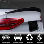 Audi S4 B8.5 Sedan Facelift 2013-2016 Rear Trunk Spoiler Carbon Fiber