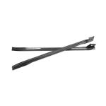 Porsche Taycan Base 4S Sedan 4-Door 2019-2024 Real Carbon Fiber Side Skirts