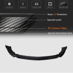 Mercedes Benz E Class W213 E350 E450 Sport Facelift 2021UP Front Bumper Lip Carbon Fiber