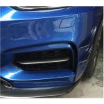 Universal BWW Audi Benz Sedan Coupe Convertible Front Bumper Fins Air Vent Carbon Fiber