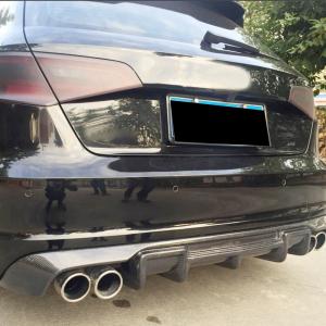 Audi S3 A3 Sline 8V Hatchback Pre-facelift 2014-2016 Rear Bumper Diffuser Carbon Fiber