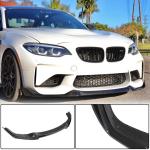 BMW 2 Series F87 M2 Coupe 2016-2019 Front Bumper Lip Carbon Fiber