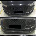 Audi S5 A5 Sline B8.5 Facelift 2012-2016 Front Bumper Lip Carbon Fiber
