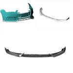 Audi S4 A4 Sline B9 Sedan 2017-2020 Front Bumper Lip Carbon Fiber