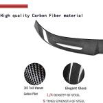Carbon Fiber Roof Spoiler for Alfa Romeo Stelvio 2017-2024 Rear Window