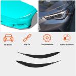 Infiniti Q60 Q60S 2017-2022 Front Headlight Eyebrows Lamp Eyelids Dry Carbon Fiber