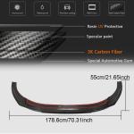 Audi S5 A5 Sline B9.5 2020UP Front Bumper Lip Dry Carbon Fiber