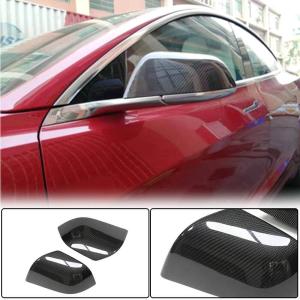 Tesla Model 3 Mirror Cover Add-on Dry Carbon Fiber