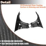 Half Carbon Fiber Side Fender Vent Trim for BMW 3 Series E92 E93 M3 2Door 2006-2011 Front Air Intake Scoop Cover Trim 1Pair Factory Outlet