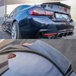 BMW 4 Series F32 Coupe 2015-2020 Rear Trunk Spoiler Dry Carbon Fiber