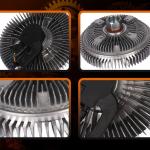 MCACAR KIT Engine Cooling Fan Clutch Compatible with Dodge Ram 2500 3500 4500 2010-2013 Electronic Radiator Fan Clutch for Ram 6.7L Replace