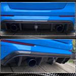 Ford Focus RS 2016-2018 Rear Bumper Diffuser Carbon Fiber