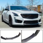 Cadillac CTS-V Sedan 2016-2019 Front Bumper Lip Carbon Fiber