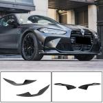 BMW G80 M3 G82 G83 M4 2021+ Front Bumper Canards Dry Carbon Fiber