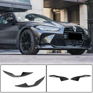 BMW G80 M3 G82 G83 M4 2021+ Front Bumper Canards Dry Carbon Fiber