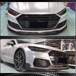 Audi S7 A7 Sline C8 Sportback 2019-2021 Front Bumper Lip Carbon Fiber/FRP