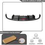 Carbon Fiber Rear Diffuser for Audi A7 Standard 2012-2015 Pre-Facelift Customized Rear Lower Bumper Lip Spoiler Body Kit