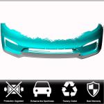 Tesla Model S 2021-2023 Front Bumper Lip Carbon Fiber