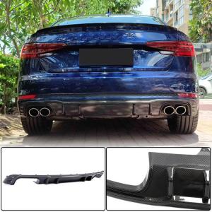 2018–2019 Audi S4 B9 Sedan Carbon Fiber Rear Bumper Diffuser
