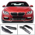 BMW 6 Series F06 F12 F13 640i 650i M Sport 2013-2018 Front Bumper Splitters Carbon Fiber