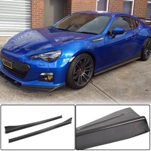 Subaru BRZ Toyota GT86 FT86 Scion FR-S 2013-2020 Side Skirts Carbon Fiber