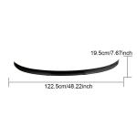 BMW 3 Series G20 G80 M3 2019+ Rear Trunk Spoiler Dry Carbon Fiber