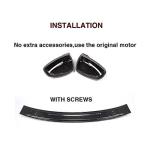 Carbon Fiber Car Mirror Covers Cap and Rear Bumper Spolier 2008-2014