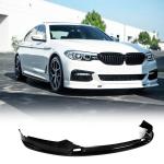 Gloss Black Front Bumper Lip for BMW G30 5 Series G31 G38 M Sport Sedan/Wagon 2017-2020 530i 540i M550i Fiberglass Auto Front Chin Spoiler Protector Factory Outlet
