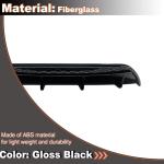 Gloss Black Rear Diffuser for Alfa Romeo Stelvio Sport Utility 2017-2023 ABS Lower Bumper Lip Spoiler Body Kit Factory Outlet