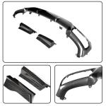 Real Carbon Fiber Rear Bumper Diffuser Fits for BMW X5 G05 M Sport LCI 2023-2025 Lower Bumper Lip Spoiler Body Kit Factory Outlet