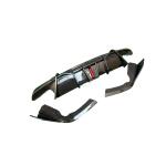 BMW X6M F96 2019-2025 Rear Bumper Diffuser With Splitters Carbon Fiber