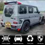 Mercedes-Benz G Class W464 G500 G550 Sport Utility 4-Door 2019-2023 Rear Tail Door Guard Dry Carbon Fiber