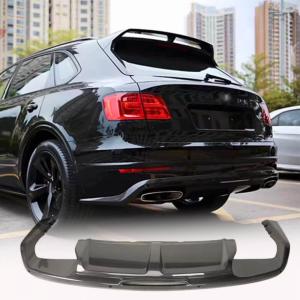 Bentley Bentayga (2016-2022) Carbon Fiber Rear Bumper Diffuser– Direct Fit