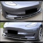 Tesla Model 3 2016-2022 Front Bumper Lip Carbon Fiber