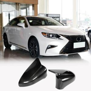 Lexus ES250 IS300 2014-2020 Mirror Cover Caps Dry Carbon Fiber Add on Style