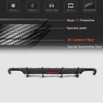 Audi A6 S Line / S6 C7.5 Sedan Carbon Fiber Rear Bumper Diffuser 2016–2018