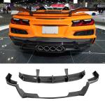 Chevrolet Corvette Z06 2022 Rear Bumper Diffuser Add-on Style Carbon Fiber